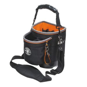 Tool Bag with Shoulder Strap Has 14 Pockets for Tool Storage