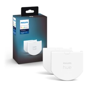 Philips Hue Smart Wall Switch Module Twin Pack. Works with Alexa