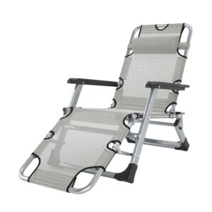 DFANCE Sun Loungers Zero Gravity Chaise Lounges Outdoor Garden Rocking Deck Chair Support Household Portable Lounge Chair Lunch Break Lazy Chai