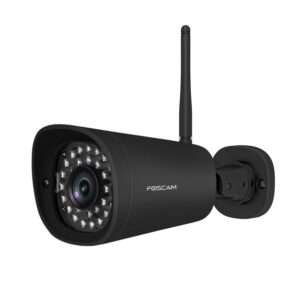 Foscam G4P (Black) - Super HD 4MP (1440P) WiFi Outdoor Home Security Camera - AI Human Detection