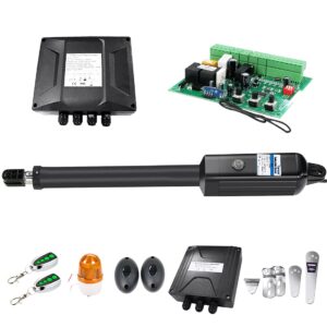 TOPENS A8131 Single Swing Automatic Gate Opener Heavy Duty Automatic Gate Opener Kit for Single Swing Gates Up to 5.5 m
