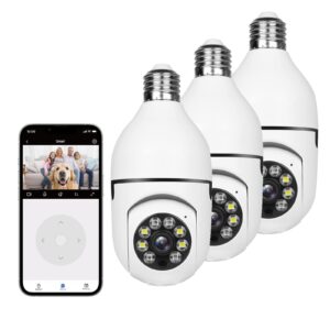 YUHUA Wireless Wifi Light Bulb Camera Security Camera 1080p
