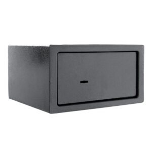 Rottner Saturn LE17 ?1000 Cash-Rated Fire-Resistant Key Lock Safe for Home or Office ? Double-Bit Safety Lock with Strong Locking 18mm Bolts ? Affordable Small Compact Safety Deposit Box