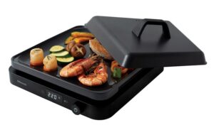 Rasonic Portable Compact Induction Cooker Single Hot Plate with Grill Plate and Cover INCLUDED