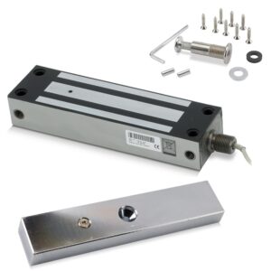 Amalocks UGL1200NTBR Electromagnetic Lock Fail Safe External Maglock for Access Control 680KG (1500lbs) Holding Force IP 67 Weather Resista