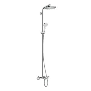 Hansgrohe Crometta S Shower System 240 1 Spray With Bath Thermostat
