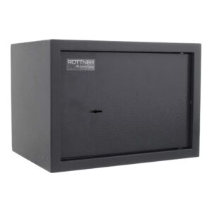Rottner T06198 Home Star 3 Furniture Security Safe Small Fire Protection Key Lock Anthracite