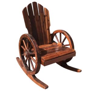 HWF Large Outdoor Rocking Chairs for Adults