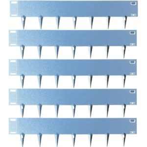 Core Edge Lawn Edging Border 5m | Flexible Steel for Outdoor Pathway Garden Edging Border Lawn Grass |150mm Face Height - 115mm Spike | Pack of 5 x 1075mm