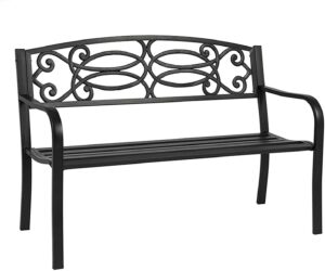 FACAIAU Patio Bench Park Bench Outdoor Conversation Couch
