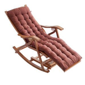 WGFGXQ Rocking chair Rocking chair for living room of garden or bamboo terrace made of natural bamboo (Color: B)