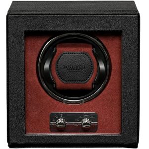 ROTHWELL Single Watch Winder for Automatic Watches with Quiet Motor with Multiple Speeds and Rotation Settings
