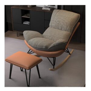 Rocking Chair Indoor Living Room, Padded Modern Rocker Chairs With Cushion