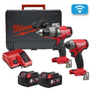 Milwaukee M18 ONEPP2A2-502X Fuel Next Gen ONE-Key Twin Pack 18V 2 x 5.0Ah Li-ion M18ONEPP2A2-502X