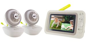 Moonybaby Split 60 Baby Monitor with 2 Cameras and Audio