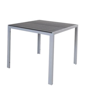 Chicreat 80545 Aluminium Table with Polywood Surface
