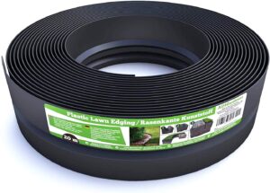 Invisible Lawn Edging - Flexible Plastic Garden Edging (20 m