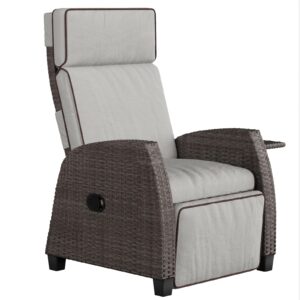 Grand patio Recliner PE Wicker