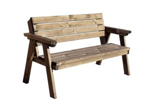 CONSILIUM Wooden Garden Seat - 2FT to 7FT in Length - Handmade Outdoor Furniture From Pressure Treated Timber (3ft