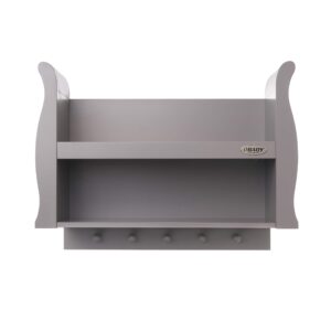 Obaby Stamford Sleigh Shelf - Taupe Grey
