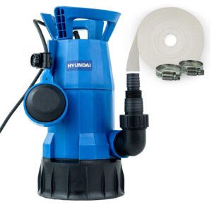 Hyundai 1100W Electric Clean and Dirty Water Submersible Water Pump