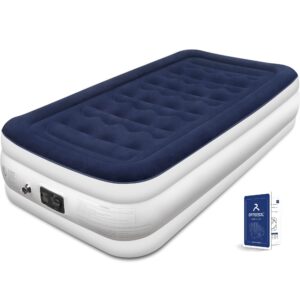 Air Bed Inflatable Bed Blow Up Bed Air Mattress Double Airbed Single Airbed with Built in Pump for Camping Home