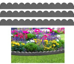 3 x Grey Scallop Edging