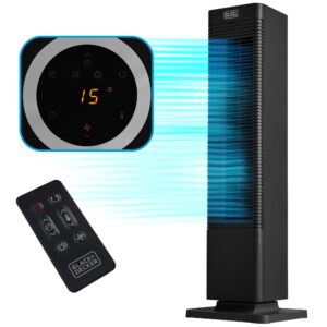 BLACK+DECKER BXFT50005GB 2-in-1 27" Tower Cooling Fan and Ceramic Heater