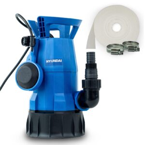 Hyundai 550w Electric Clean and Dirty Water Submersible Water Pump 10M Cable