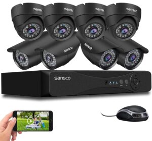 SANSCO 8CH 1080P HD CCTV Camera System