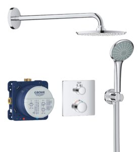 Grohe 34734000 Shower System Flush-Mounted with Rainshower Cosmopolitan 210
