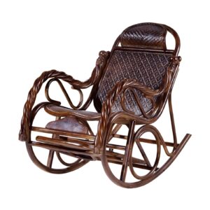 YYSS Patio Sun Lounger - Garden Rattan Rocking Chair - Patio Wicker Chair Furniture - Lazy Sofa Nap Armchair