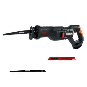 WORX WX516.9 18V (20V MAX) Cordless Brushless Reciprocating Saw - (Tool only - Battery & Charger Sold Separately)