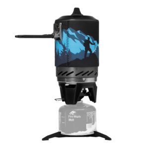 Fire-maple FMS-X2 Fixed Star 2 Personal Cooking System Outdoor Hiking Camping Equipment Oven with Piezo Ignition POT Support & Stand - Portable Propane Gas Stove Burne