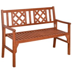 Outsunny Foldable Garden Bench