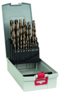 Bosch Professional 25pc. HSS-Cobalt ProBox Metal Drill Bit Set (for Stainless Steel
