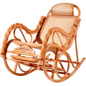 YYSS Patio Sun Lounger - Garden Rattan Rocking Chair - Patio Wicker Chair Furniture - Lazy Sofa Nap Armchair