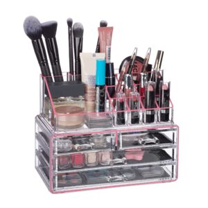 Relaxdays Makeup Organizer with 4 Drawers