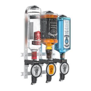 Barbarian Optics for Home Bar 3/4/6 Bottle - Bar Butler Shot Measure Bracket Alcohol Spirits Wine Upside Down Drink Dispenser Home bar Garage Man cave