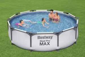 Bestway Steel Pro Frame Swimming Pool with Pump - 10 feet x 30 inch