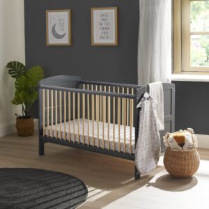 Ickle Bubba Coleby Classic Cot Bed (Scandi Grey)