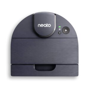 Neato Robotics D8 - Robot Vacuum Cleaner - Laser Navigation - 100 minutes runtime - Quick Boost - Alexa connectivity and app control - Powerful vacuuming