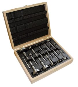 16-Piece Fisch Wave Cutter Forstner Bit Set
