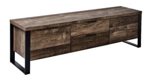 Amazon Brand - Movian Ems 2-Door 2-Drawer TV Stand for TVs up to 60"