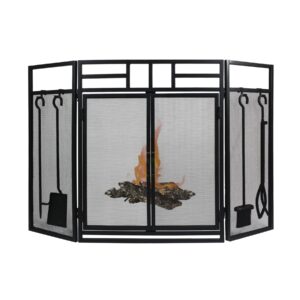 IBS Fireplace Screen with Tools Set