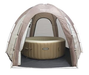 Steinbach 036430 Whirlpool Roof for Whirlpools up to Approx. Diameter 239 x 71 cm with Service Openings for Technical Unit 350 x 290 x 220 cm (L x W x H)