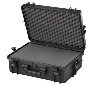 Max MAX505S IP67 Rated Waterproof Durable Watertight Equipment Photography with Hard Carry Plastic Case/Pick and Pluck Cubed Foam/Flight Case Tool Box