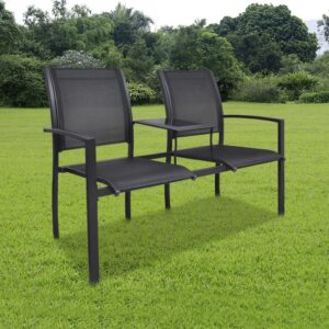 Mogou 2 Seater Garden Bench