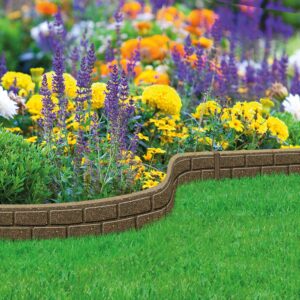 Garden Gear Ultra Curve EZ Brick Effect Border Eco-Friendly Ornamental Weatherproof Edging
