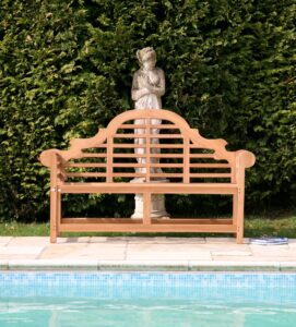 Inspiring Furniture LTD Teak Garden Bench - Lutyens (6ft/ 180cm)